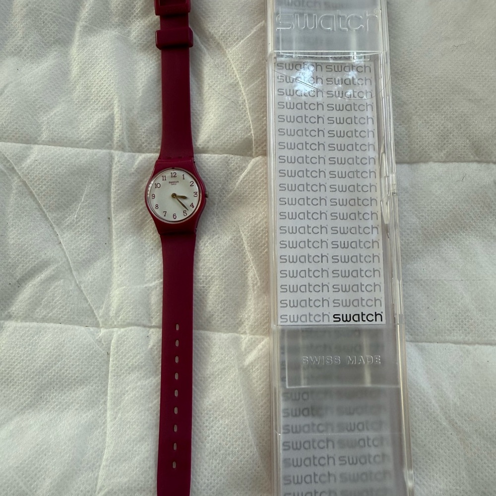 Swatch Burgundy Watch